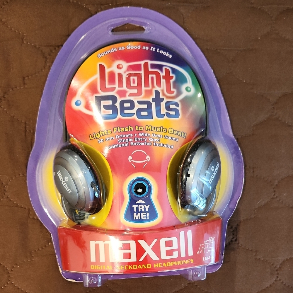 Light Beats Digital Headband Headphones - Black